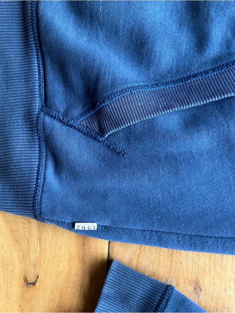 Triumph Navy Full-Zip Sweatshirt with Orange Accents - Picture 8 of 10